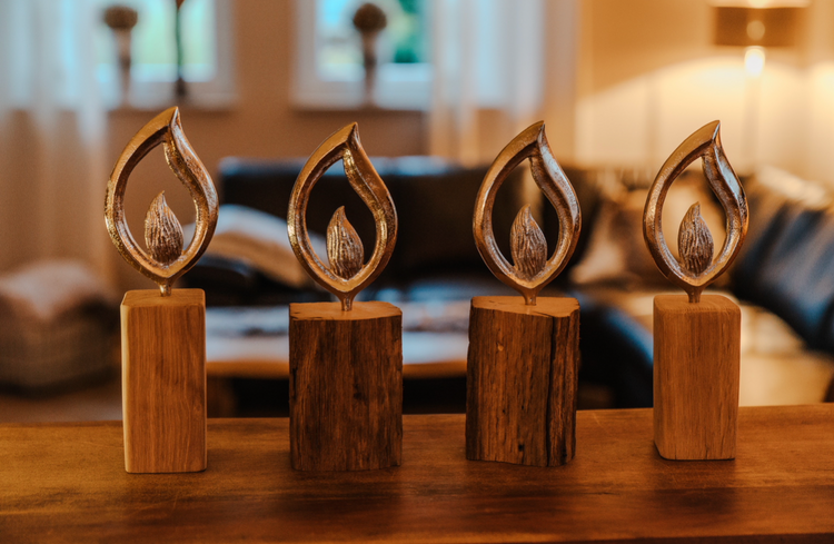 TISCH- UND FENSTERDEKORATION - ALUFLAMMEN